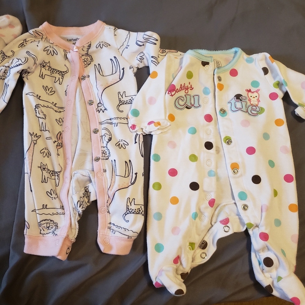 Newborn sleepers baby girl
